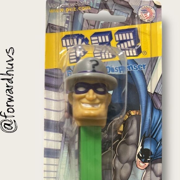 ☑️ The Riddler PEZ Dispenser – DC Comics Batman – In Package - Picture 3 of 10
